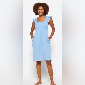 Awhile Ellie Smocked Dress - small